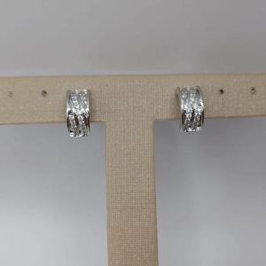 Brinco - fileira Zirconia