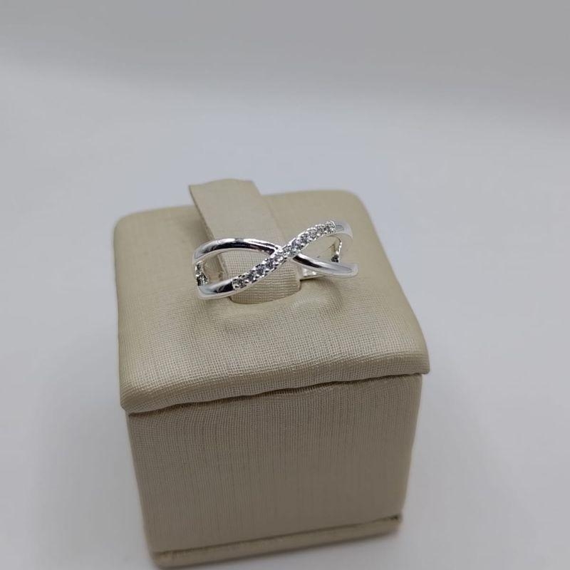 anel infinito - prata