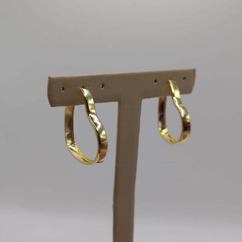 brinco coração tarraxa