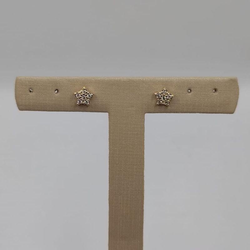 Brinco - Estrela zirconia