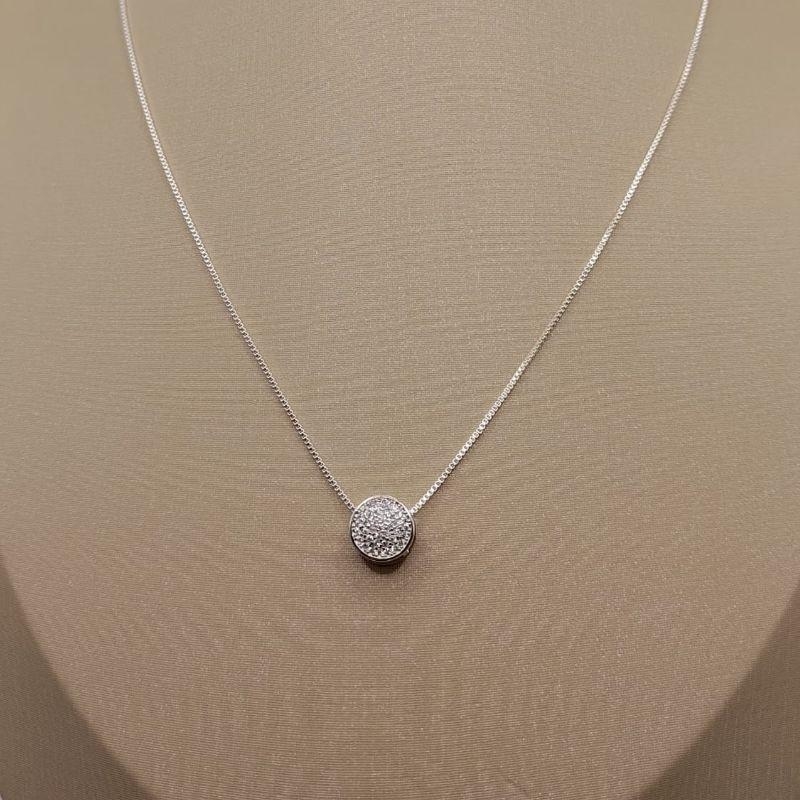 Colar zirconia menor