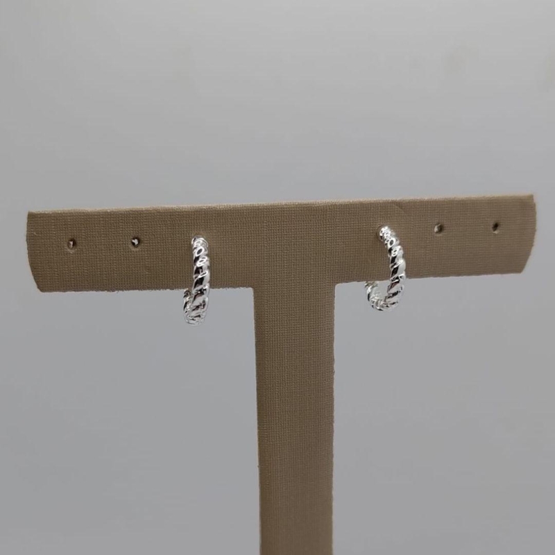 mini argola trançada p