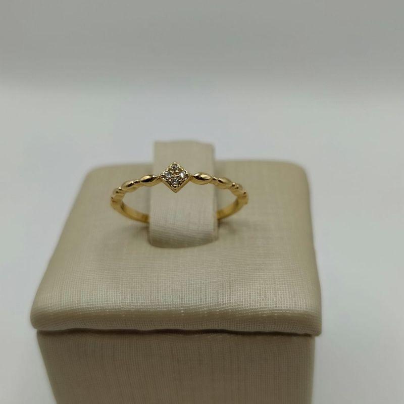 Anel zirconia trian