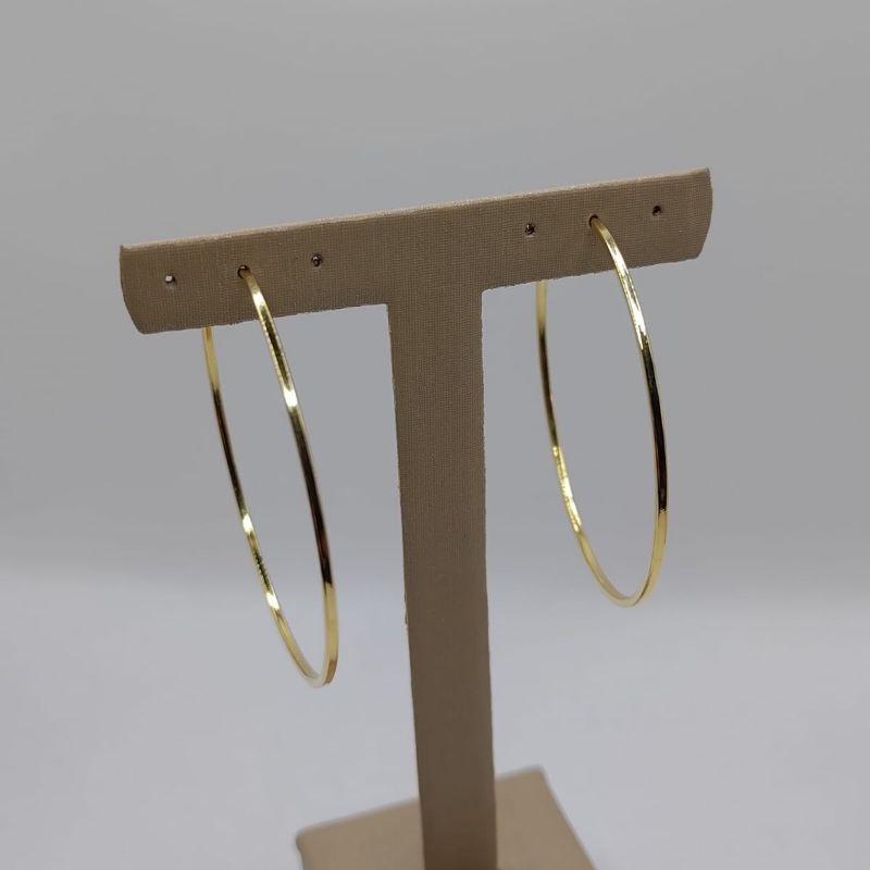 Brinco argola grande ouro
