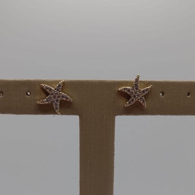 Brinco - Estrela do Mar - Cravejado