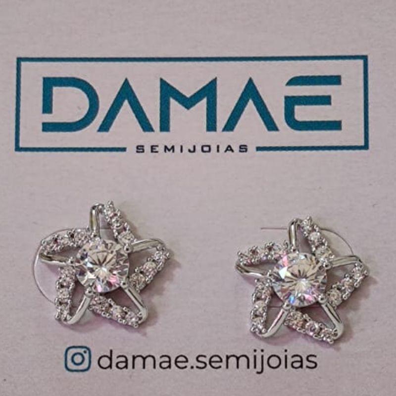 Brinco - Estrela - Zirconia
