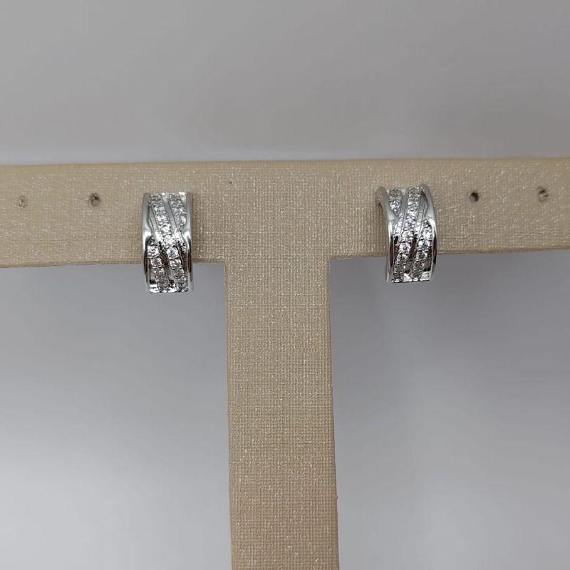 Brinco - fileira Zirconia