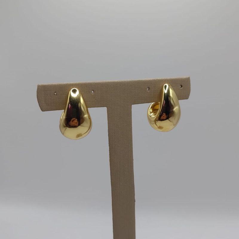 brinco gota ouro