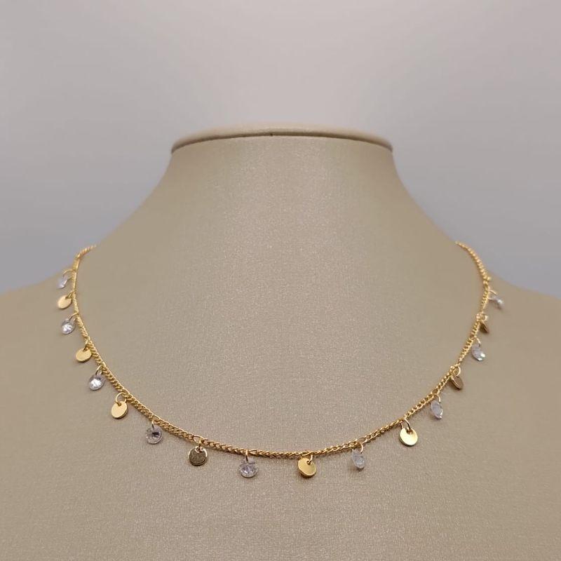 Choker - Cristais bolinha
