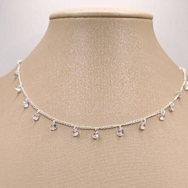Choker - Cristais pingente