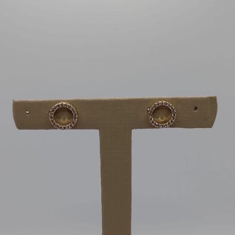 circulo cravejado dourado