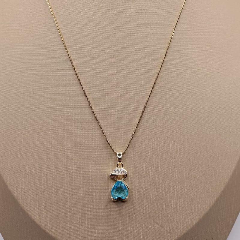 Colar - Menino Azul - Ouro