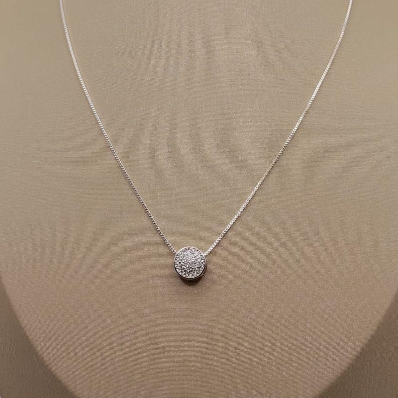 Colar zirconia menor