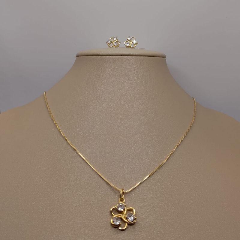 Conjunto flor de pedras