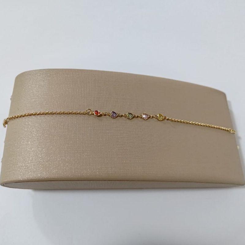 Pulseira - Coração - Ouro