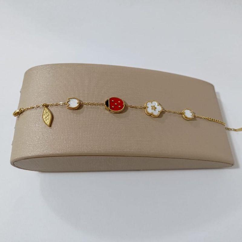 Pulseira Joaninha - Aço