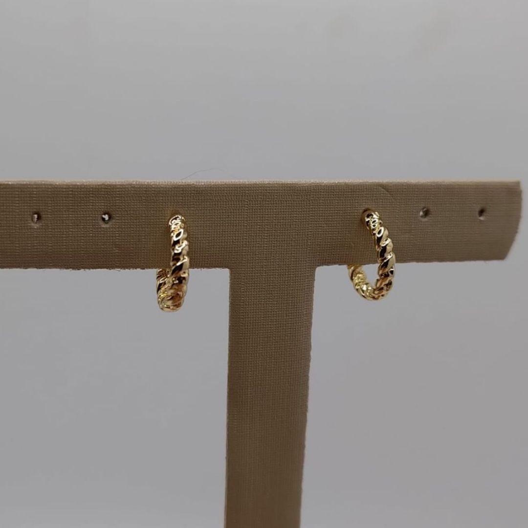 mini argola trançada p